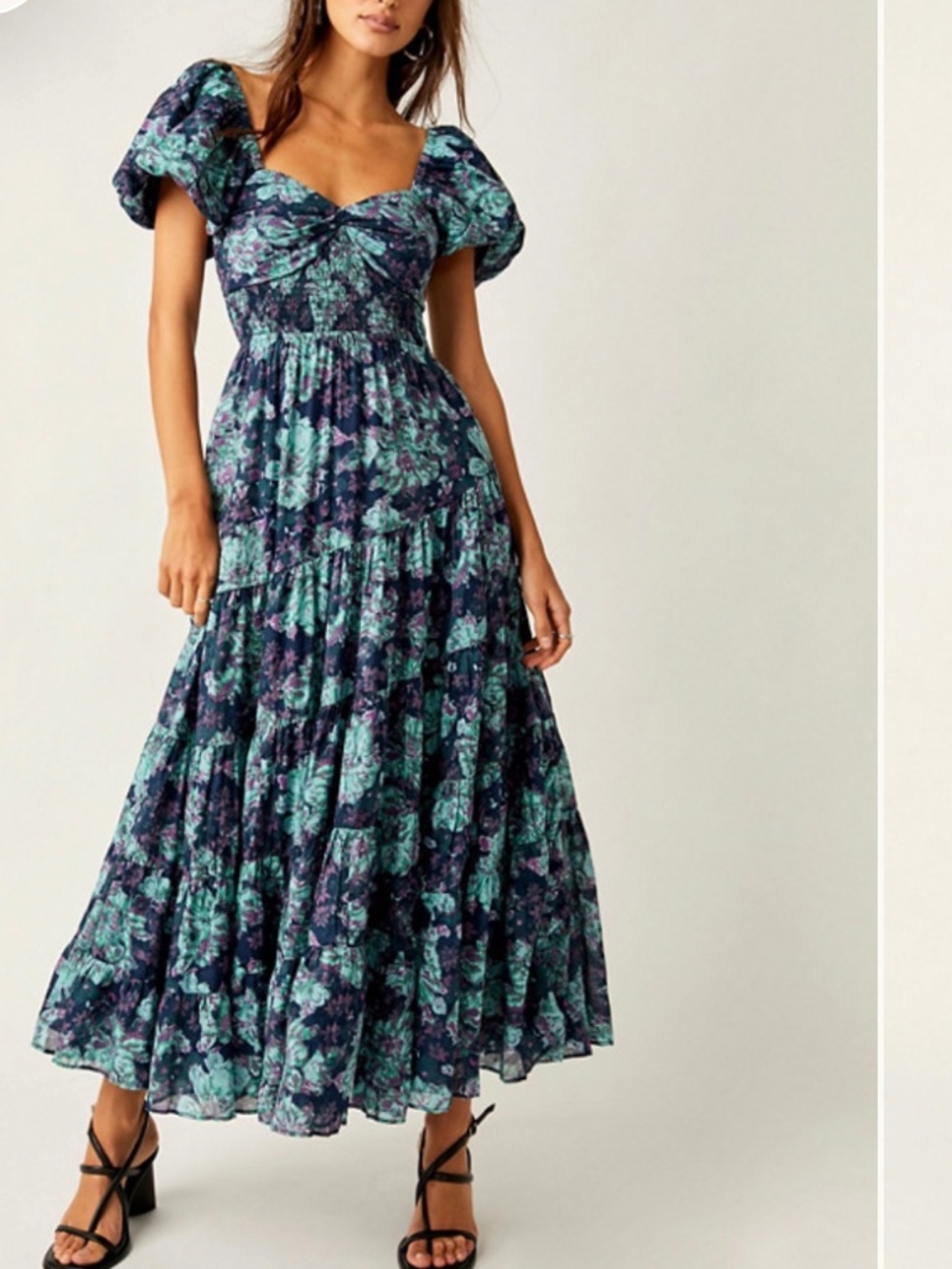 Free People Sundrenched Maxi Dress XS